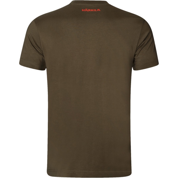 Harkila Mannen Wildboar Korte Mouw T-Shirt 10290 - Willow Green